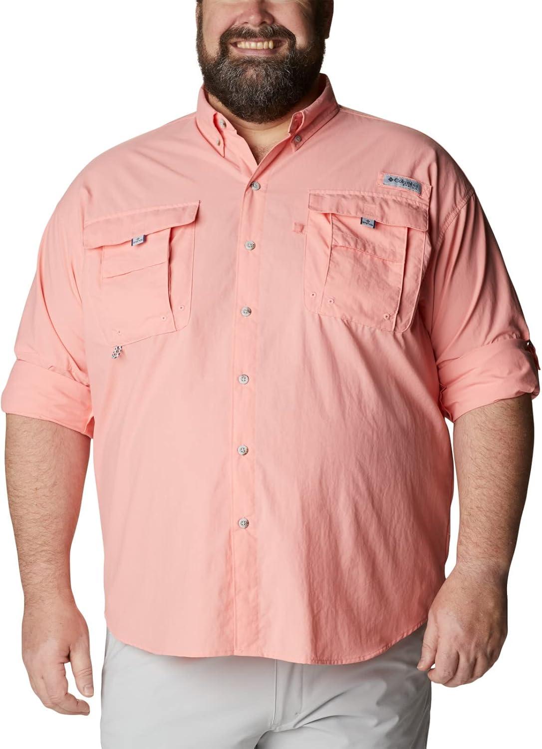imageColumbia Mens PFG Bahama II Long Sleeve ShirtSorbet