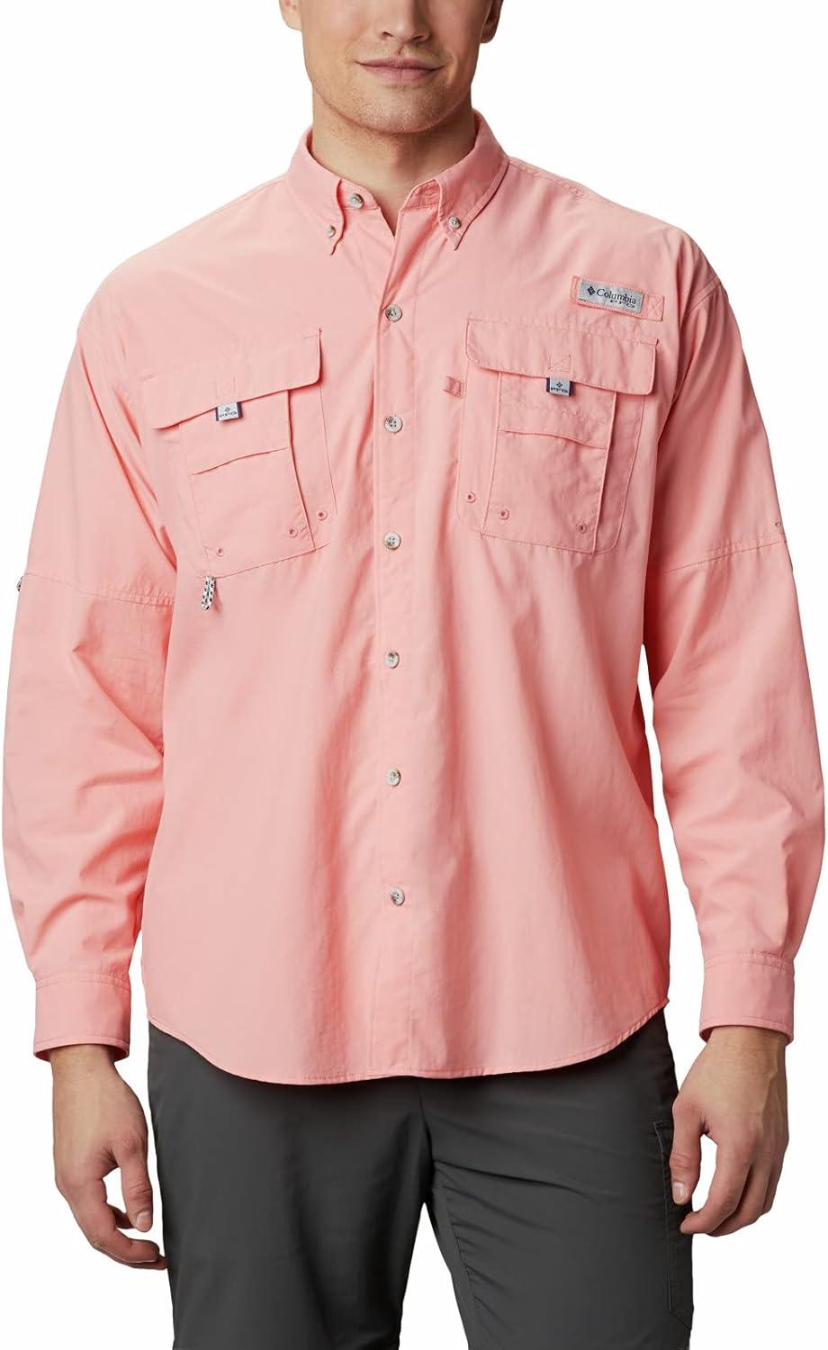 imageColumbia Mens PFG Bahama II Long Sleeve ShirtSorbet