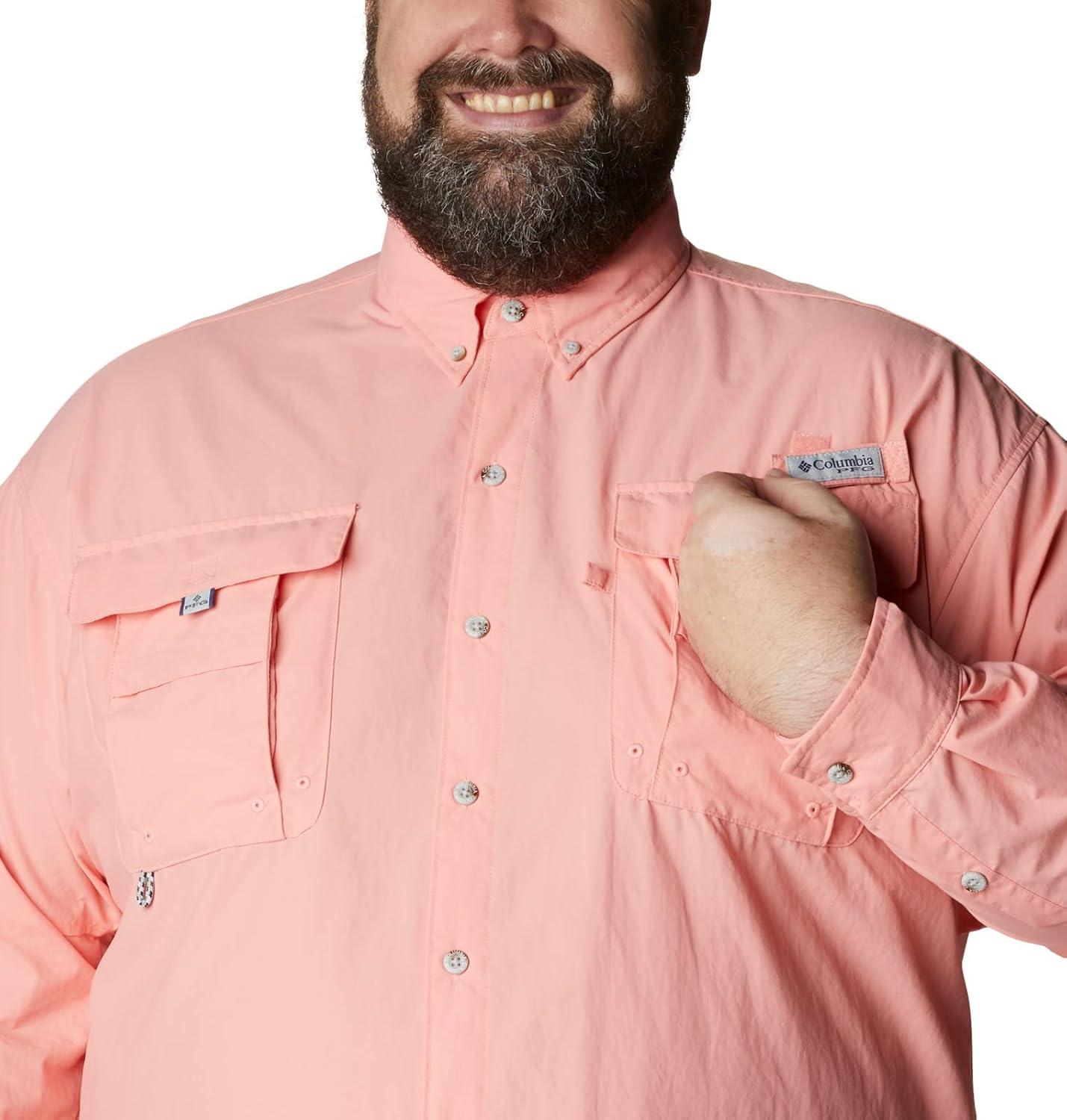 imageColumbia Mens PFG Bahama II Long Sleeve ShirtSorbet