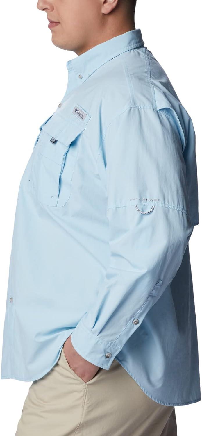 imageColumbia Mens PFG Bahama II Long Sleeve ShirtSpring Blue