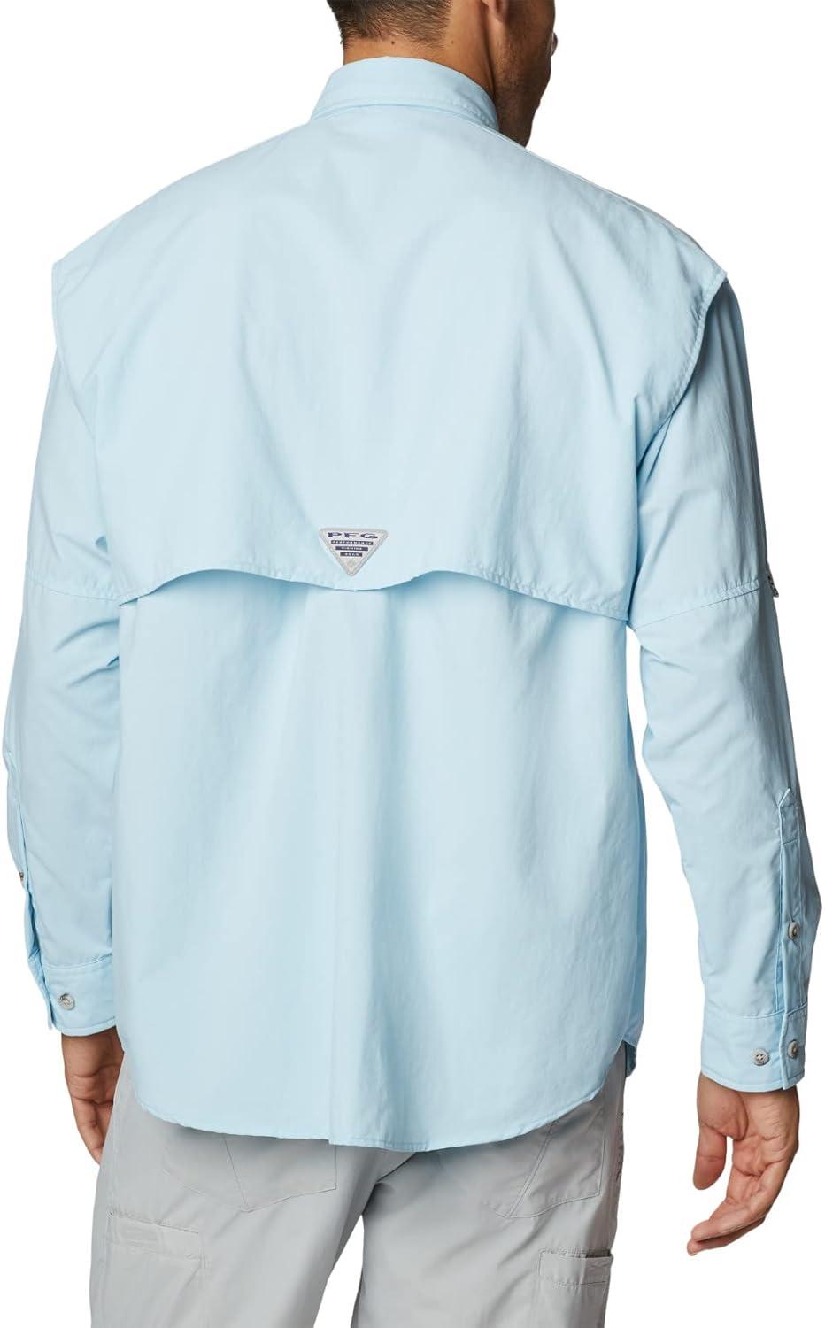 imageColumbia Mens PFG Bahama II Long Sleeve ShirtSpring Blue