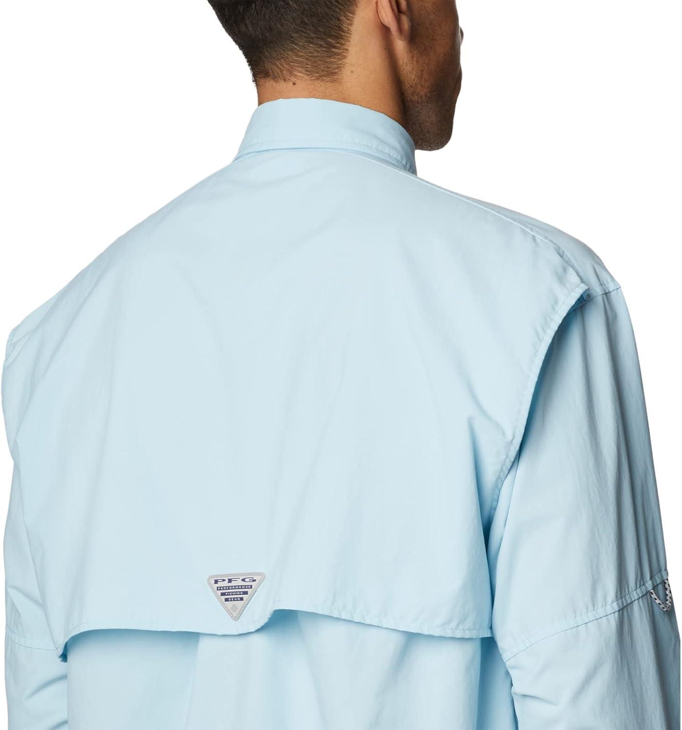 imageColumbia Mens PFG Bahama II Long Sleeve ShirtSpring Blue