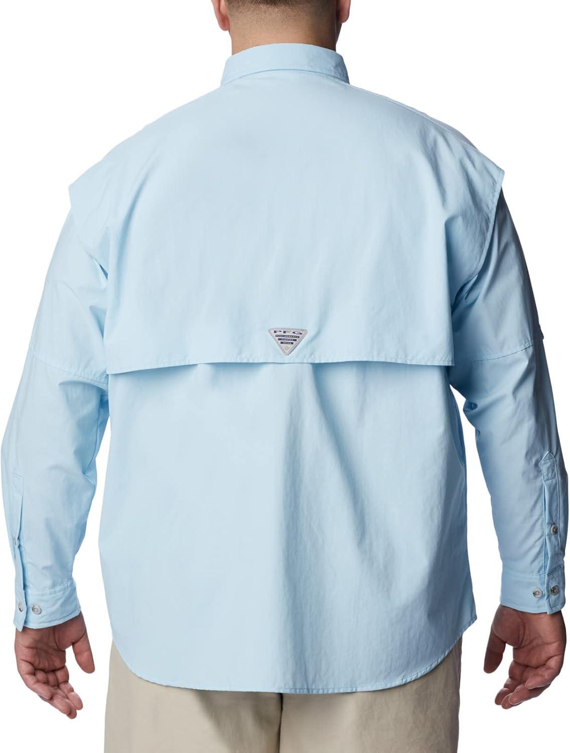 imageColumbia Mens PFG Bahama II Long Sleeve ShirtSpring Blue