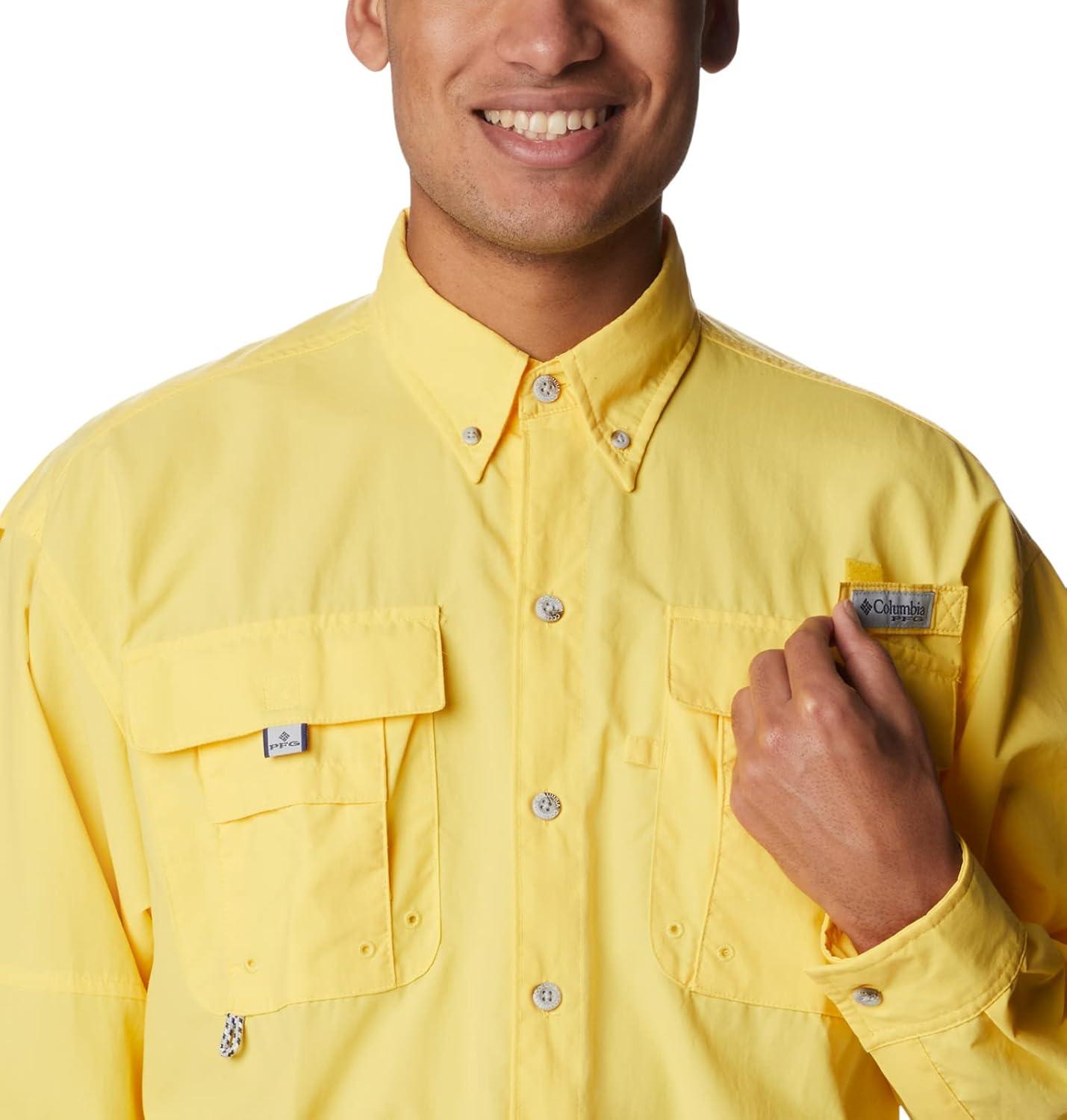 imageColumbia Mens PFG Bahama II Long Sleeve ShirtSun Glow