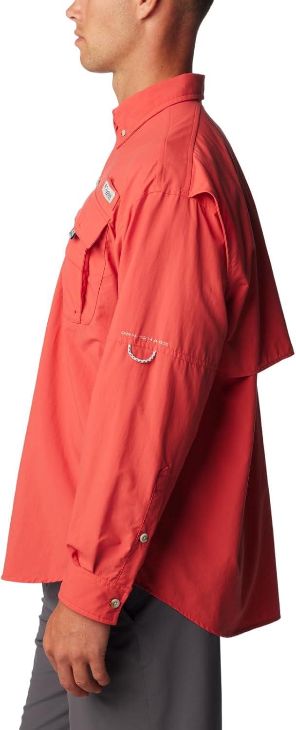 imageColumbia Mens PFG Bahama II Long Sleeve ShirtSunset Red