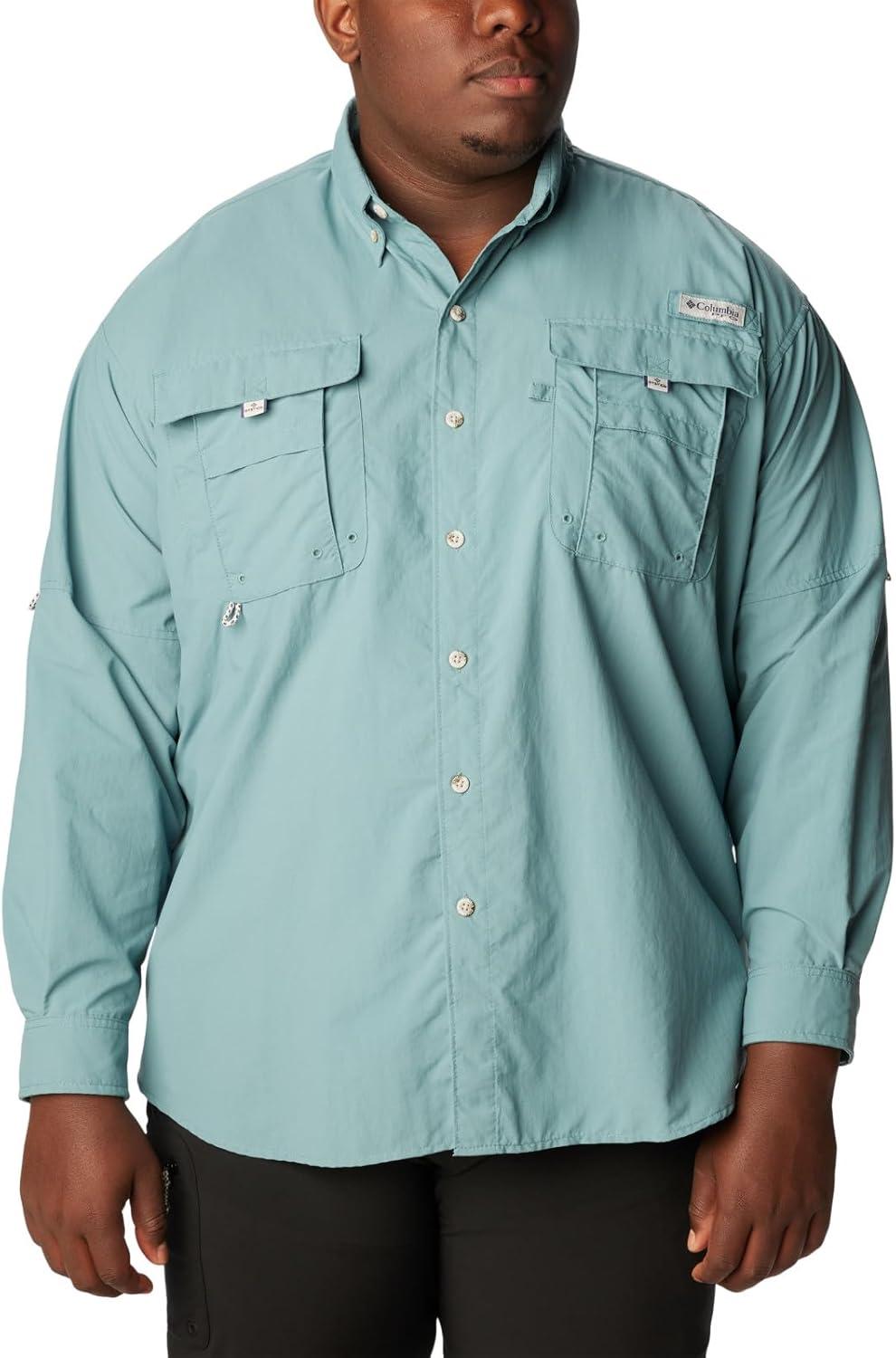 imageColumbia Mens PFG Bahama II Long Sleeve ShirtTranquil Teal