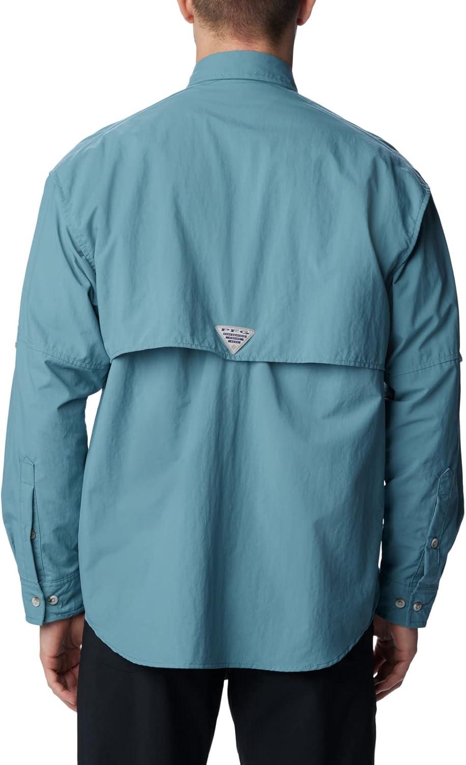 imageColumbia Mens PFG Bahama II Long Sleeve ShirtTranquil Teal