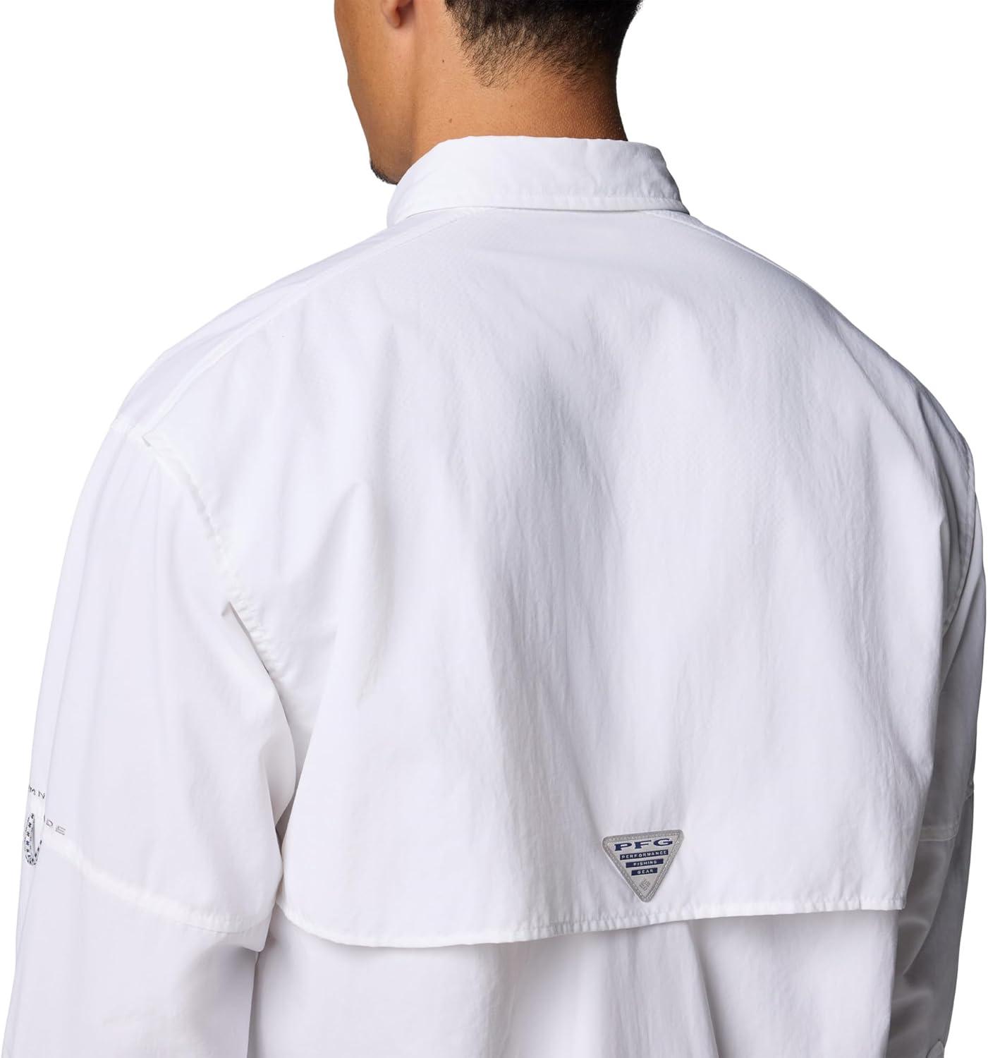 imageColumbia Mens PFG Bahama II Long Sleeve ShirtWhite
