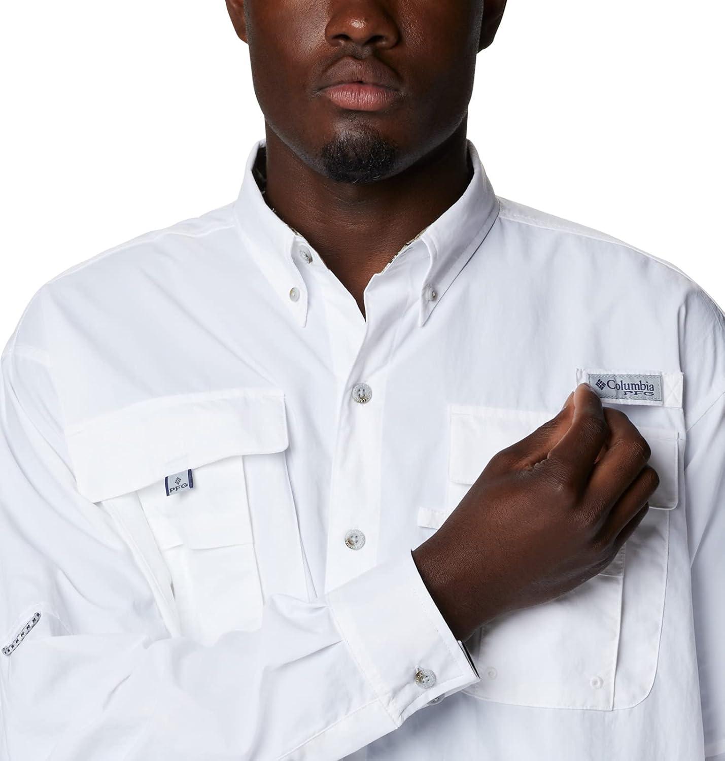 imageColumbia Mens PFG Bahama II Long Sleeve ShirtWhiteRealtree Edge