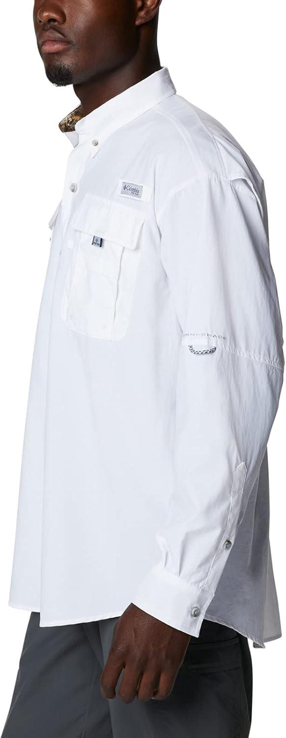 imageColumbia Mens PFG Bahama II Long Sleeve ShirtWhiteRealtree Edge
