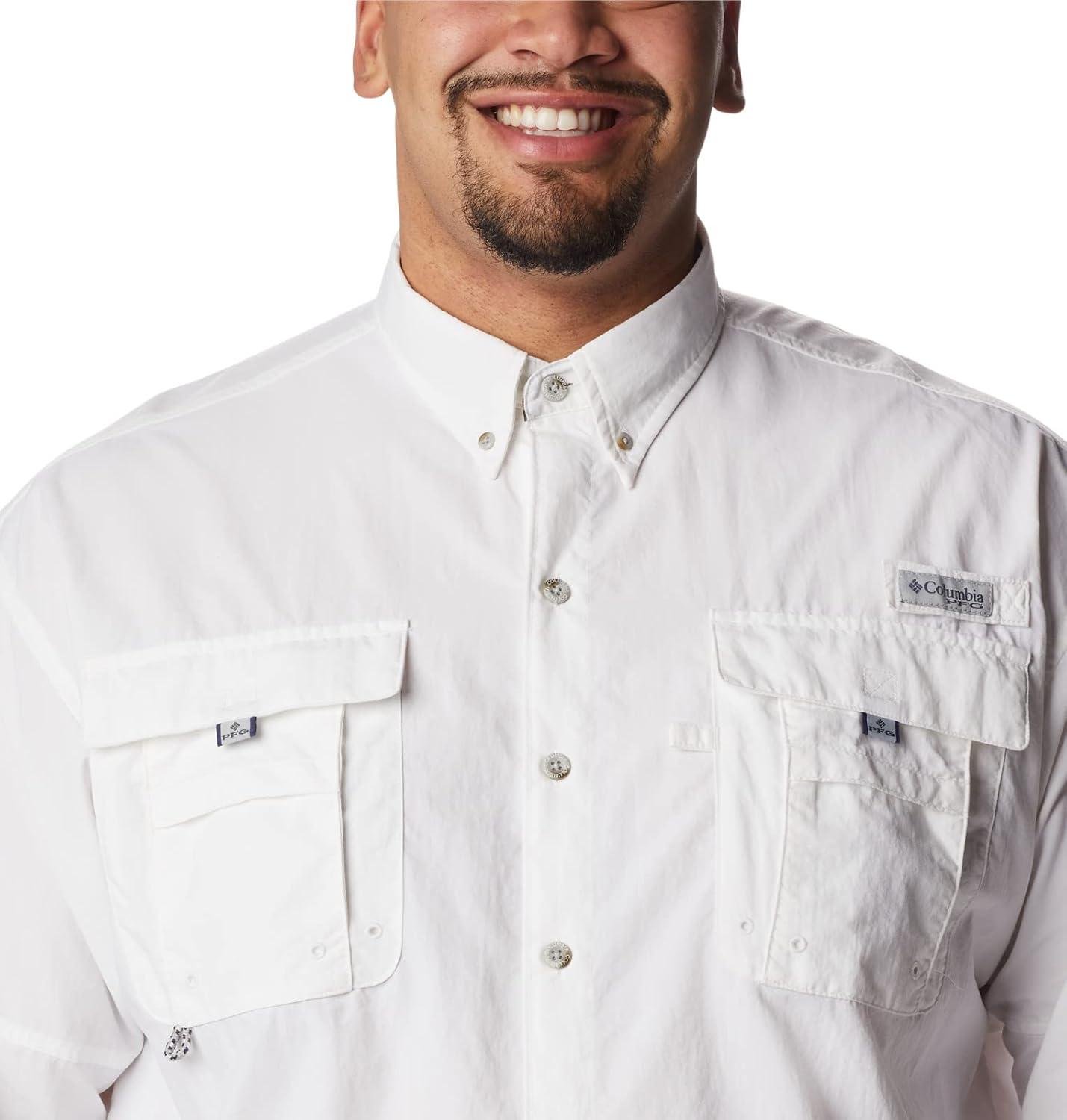 imageColumbia Mens PFG Bahama II Long Sleeve ShirtWhiteRealtree Edge