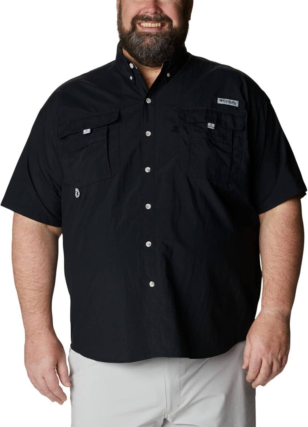 imageColumbia Mens PFG Bahama II Short Sleeve ShirtBlackRealtree Edge