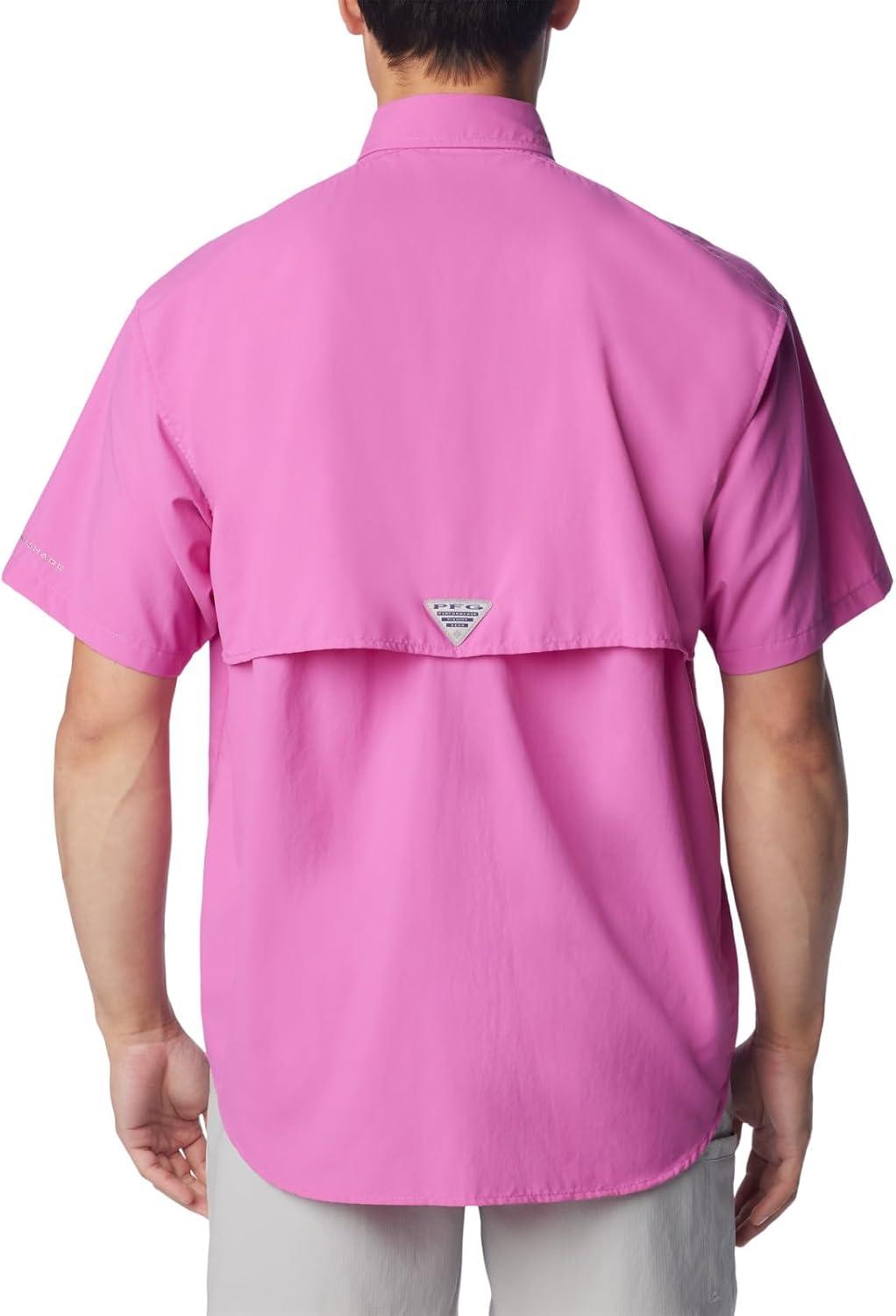 imageColumbia Mens PFG Bahama II Short Sleeve ShirtBright Lavender