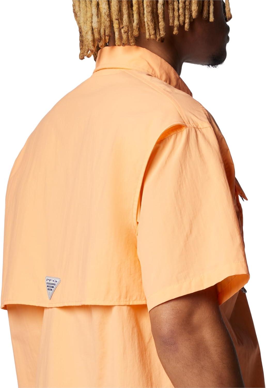 imageColumbia Mens PFG Bahama II Short Sleeve ShirtBright Nectar
