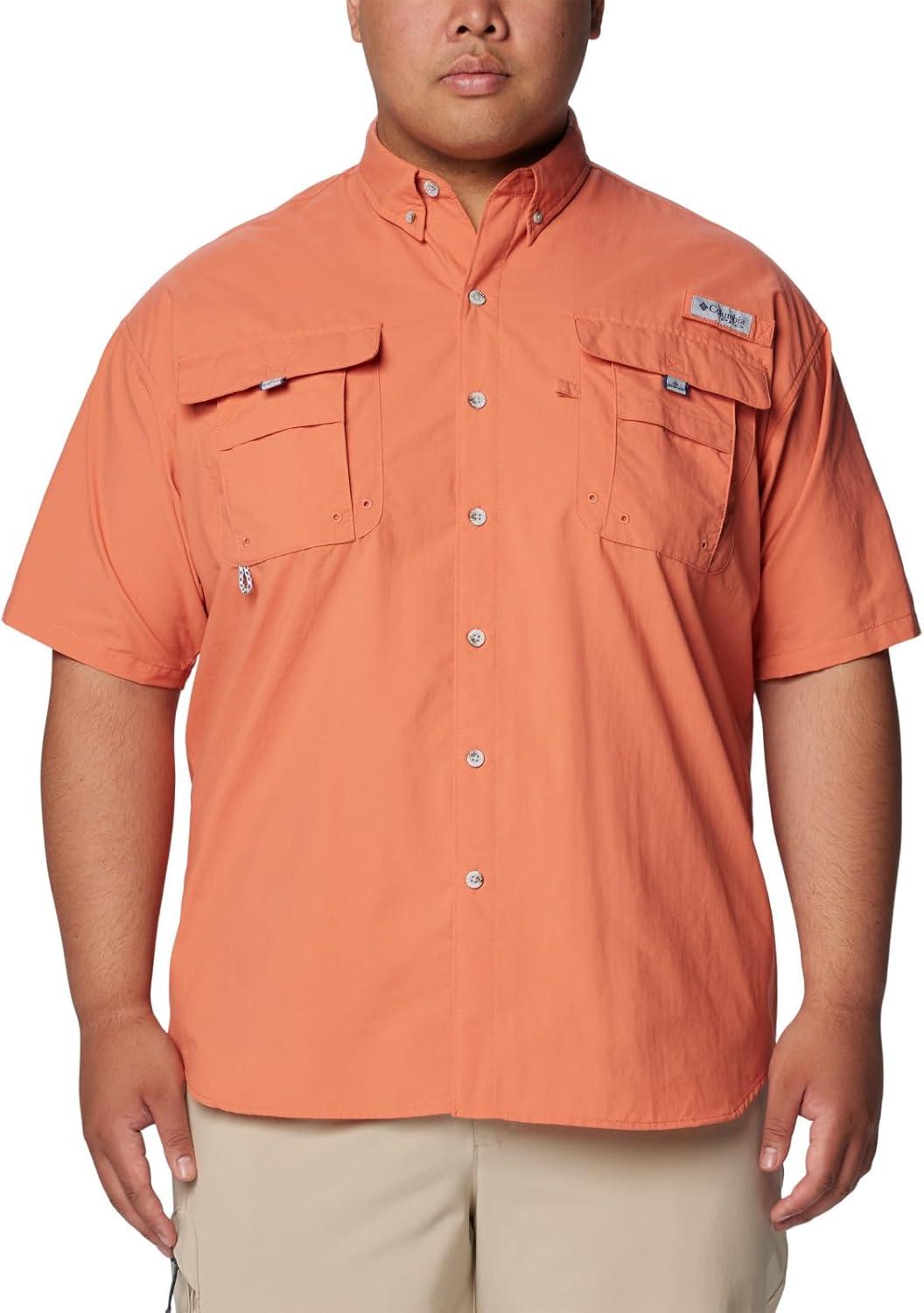 imageColumbia Mens PFG Bahama II Short Sleeve ShirtFaded Peach