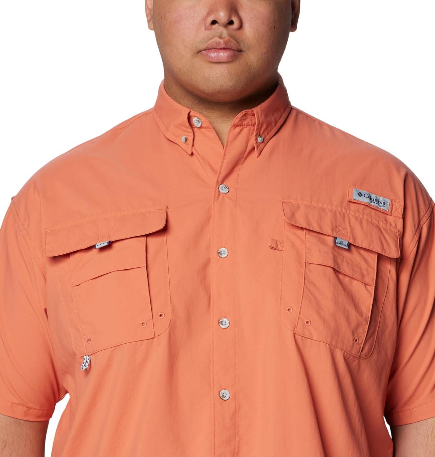 imageColumbia Mens PFG Bahama II Short Sleeve ShirtFaded Peach