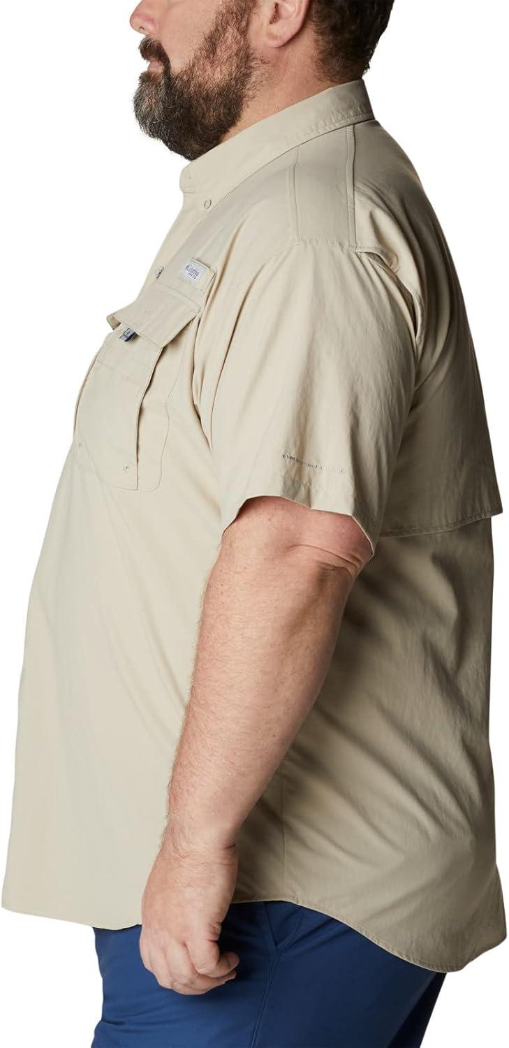 imageColumbia Mens PFG Bahama II Short Sleeve ShirtFossilRealtree Edge