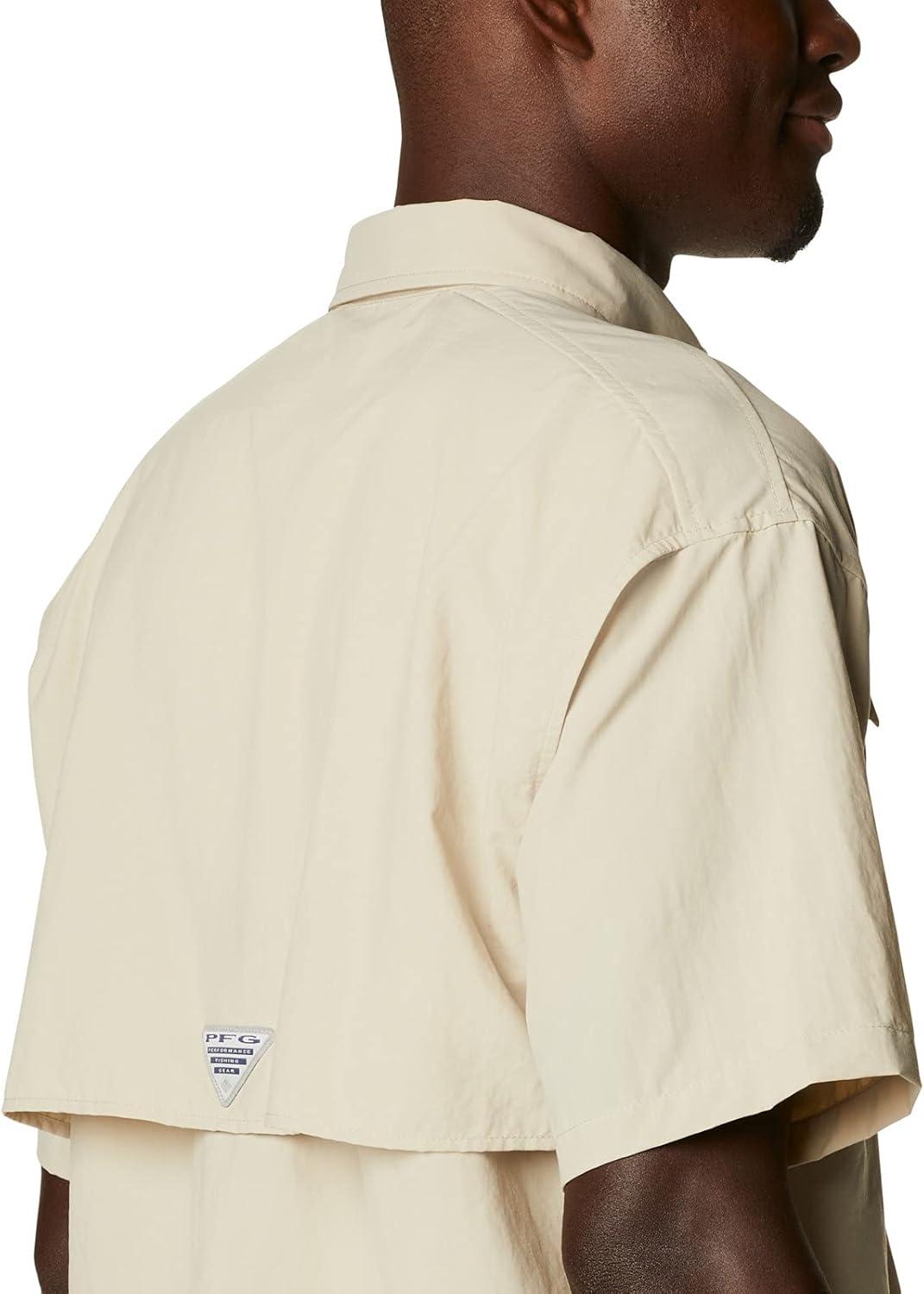 imageColumbia Mens PFG Bahama II Short Sleeve ShirtFossilRealtree Edge