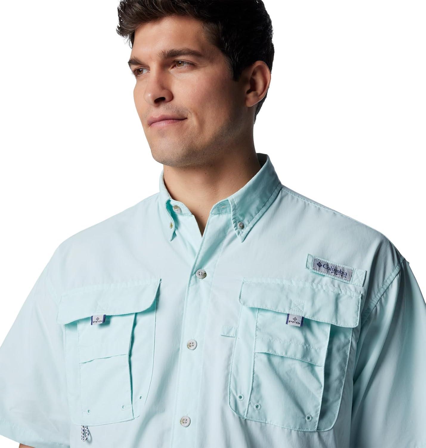 imageColumbia Mens PFG Bahama II Short Sleeve ShirtIcy Morn