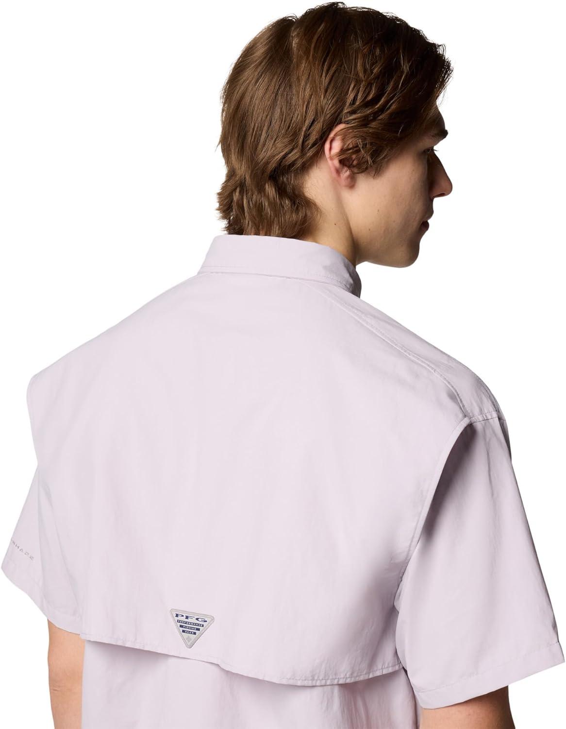 imageColumbia Mens PFG Bahama II Short Sleeve ShirtLavender Pearl