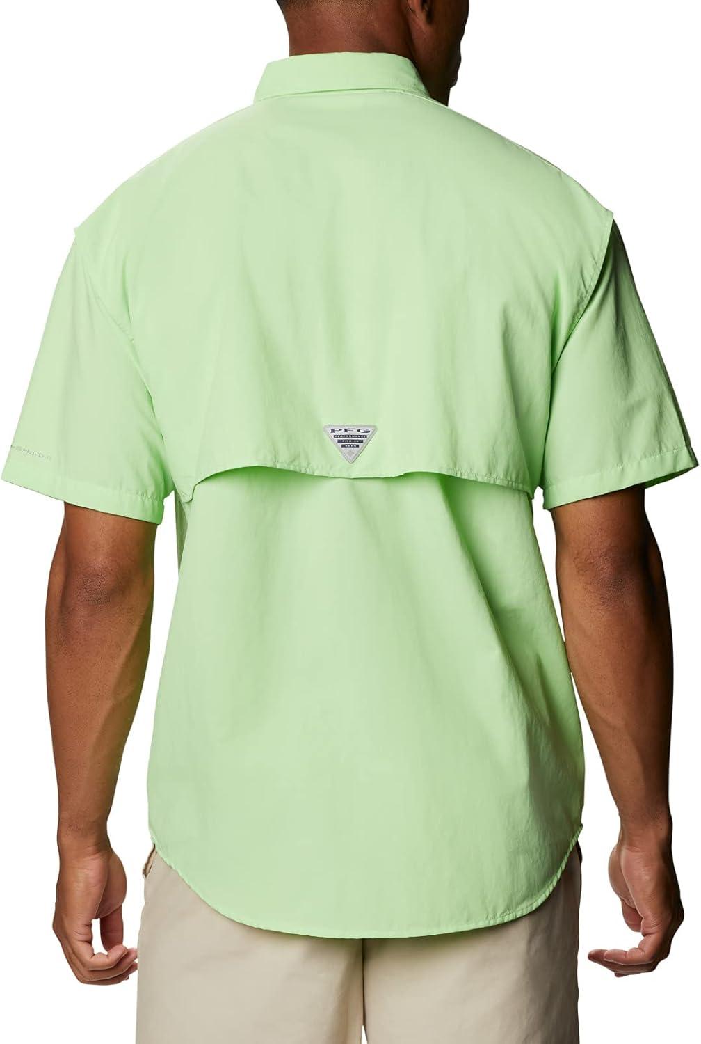 imageColumbia Mens PFG Bahama II Short Sleeve ShirtLime Glow