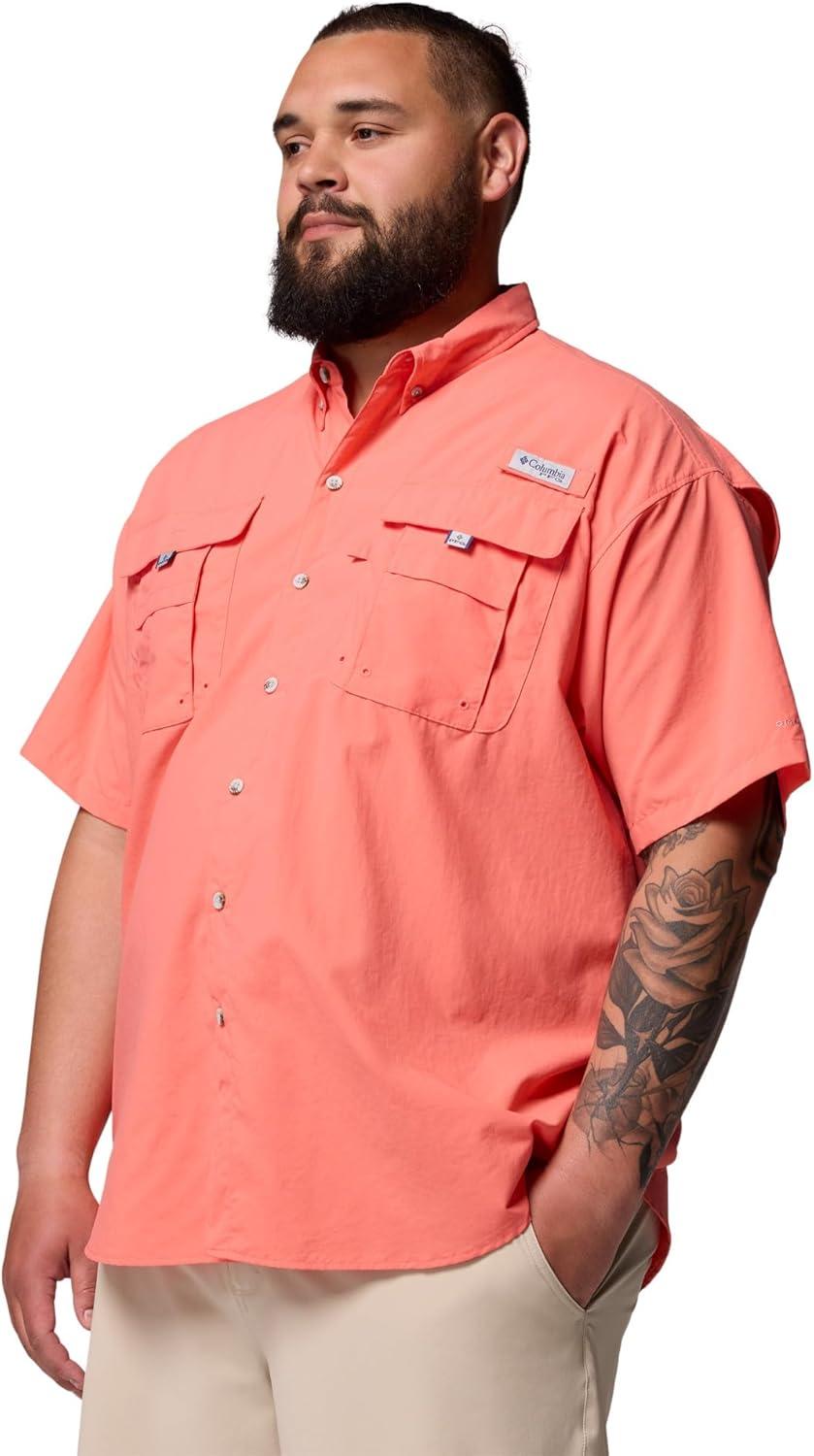 imageColumbia Mens PFG Bahama II Short Sleeve ShirtMelonade