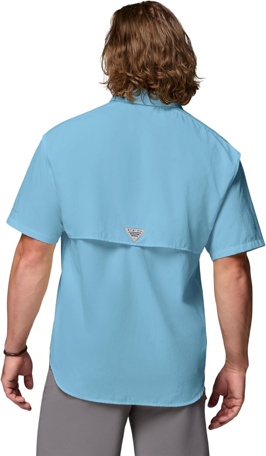 imageColumbia Mens PFG Bahama II Short Sleeve ShirtVintage Blue