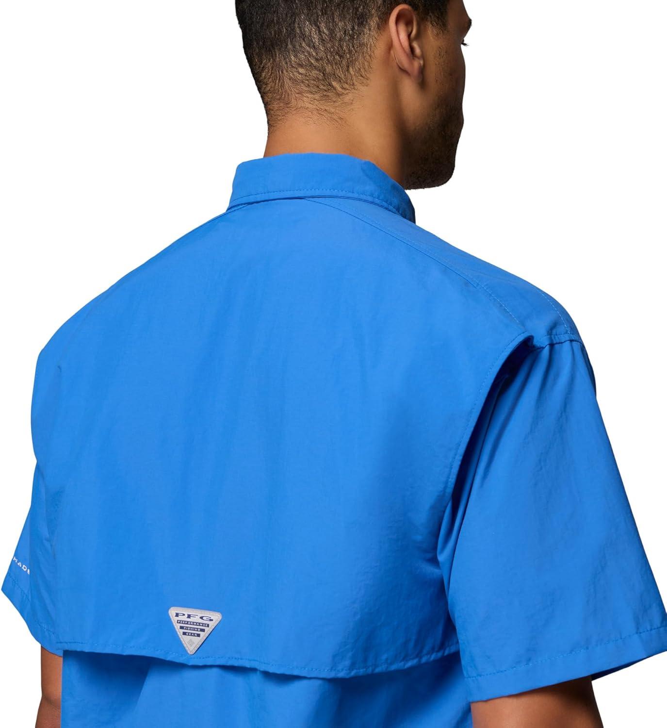 imageColumbia Mens PFG Bahama II Short Sleeve ShirtVivid Blue