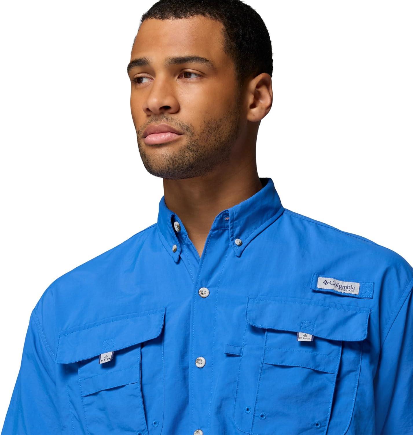 imageColumbia Mens PFG Bahama II Short Sleeve ShirtVivid Blue
