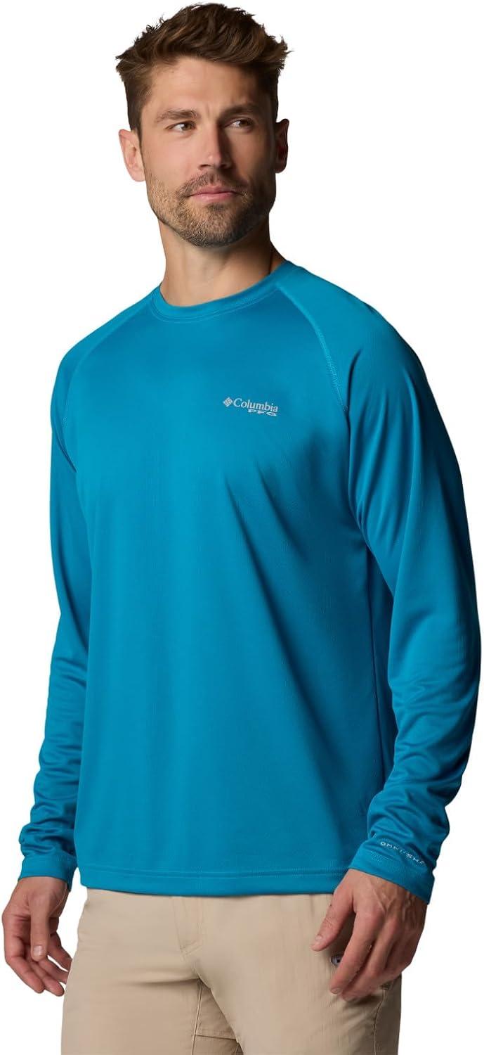 imageColumbia Mens PFG Solar Stream Long SleeveBlue Echo