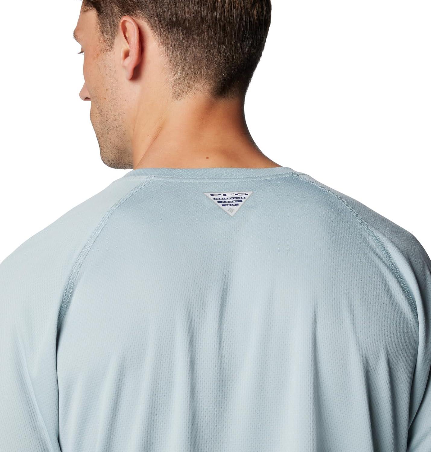 imageColumbia Mens PFG Solar Stream Long SleeveCrushed Blue