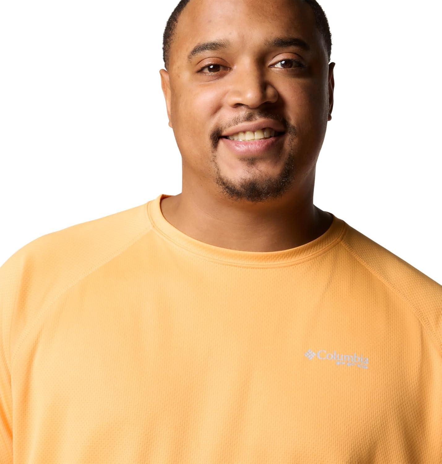imageColumbia Mens PFG Solar Stream Long SleeveSummer Orange