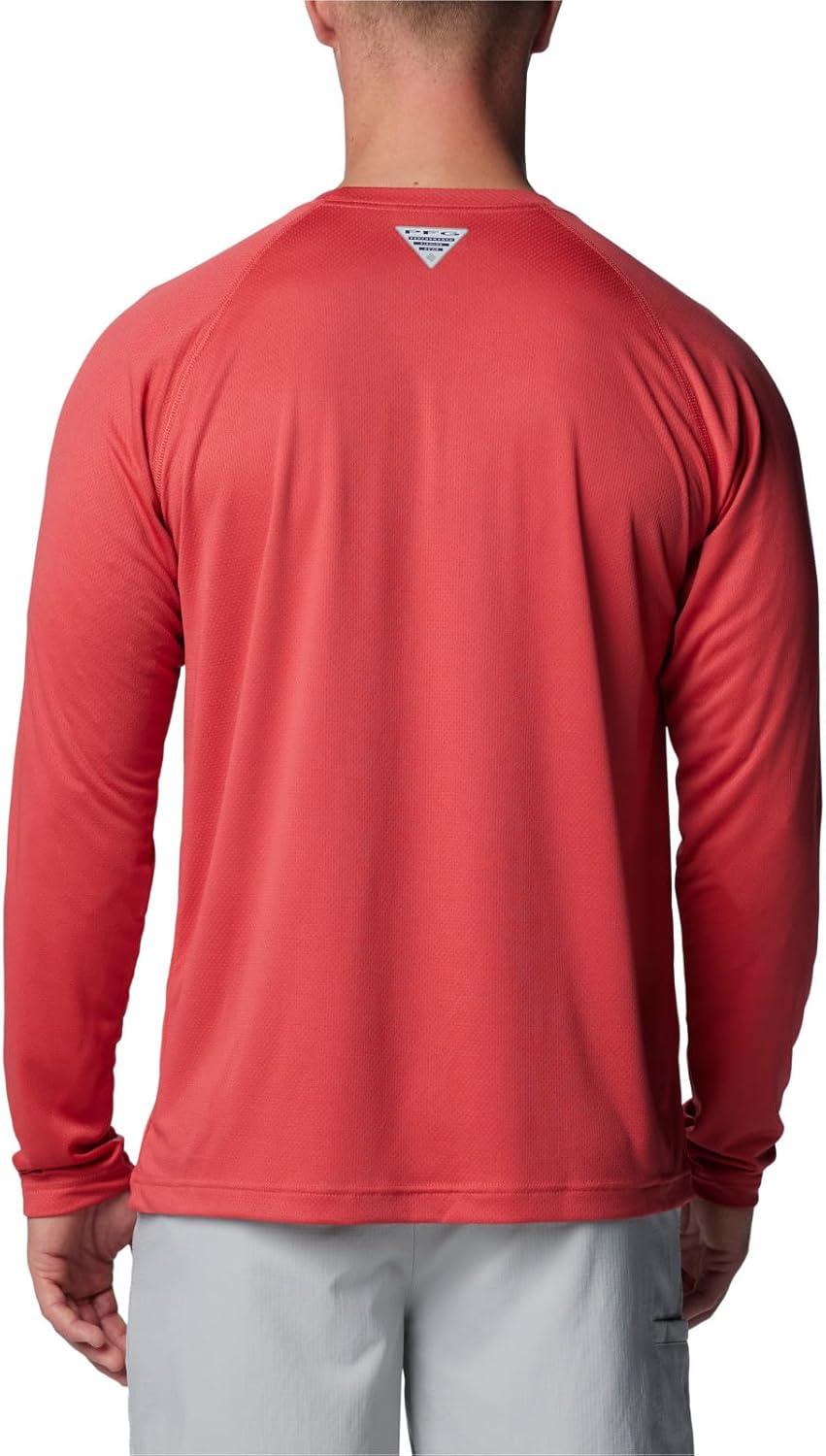 imageColumbia Mens PFG Solar Stream Long SleeveSunset Red
