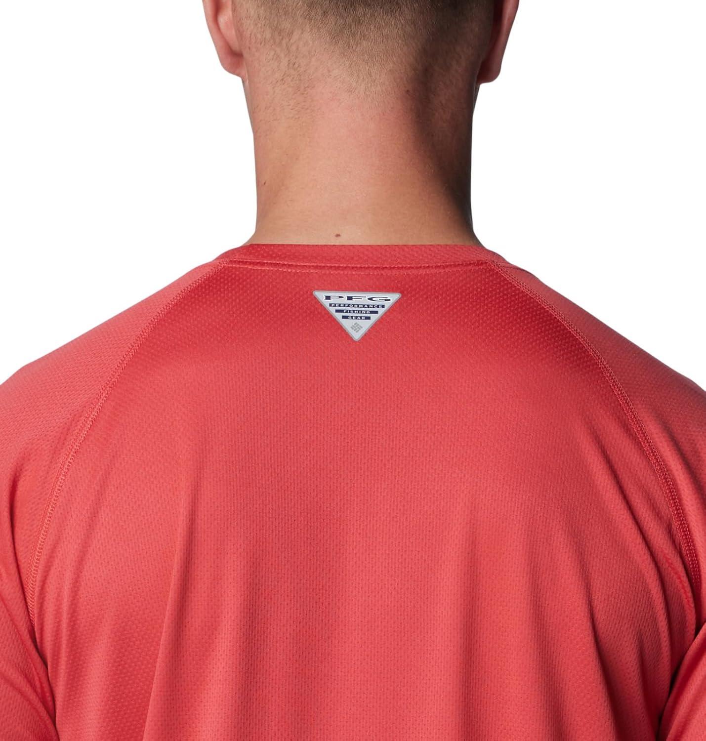 imageColumbia Mens PFG Solar Stream Long SleeveSunset Red