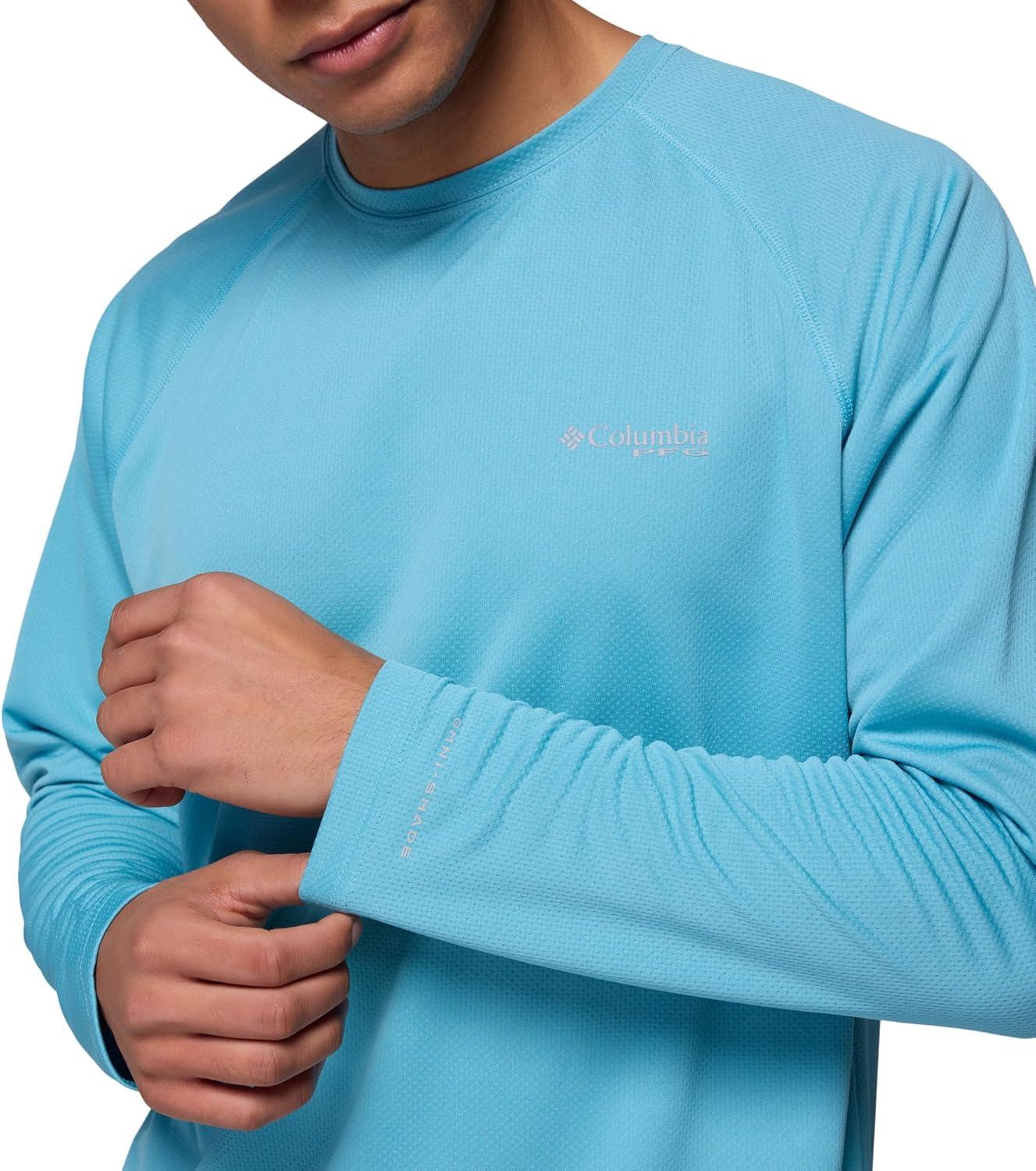 imageColumbia Mens PFG Solar Stream Long SleeveVintage Blue