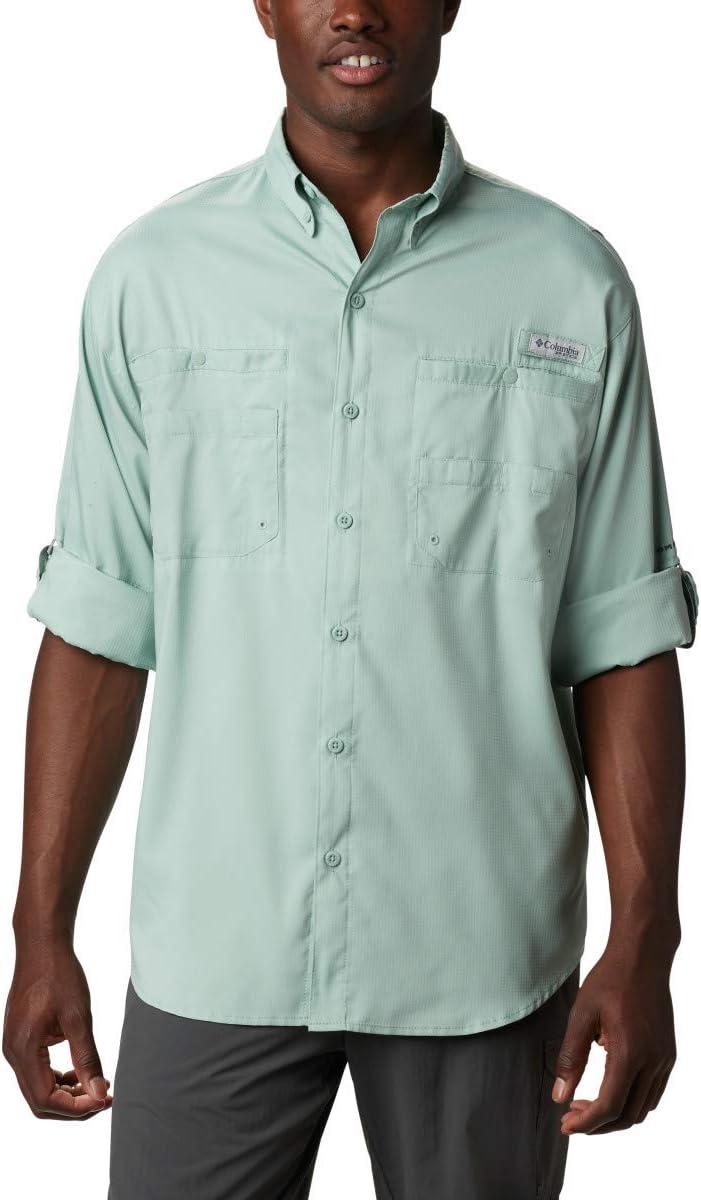 imageColumbia Mens PFG Tamiami Ii Long Sleeve ShirtAqua Tone