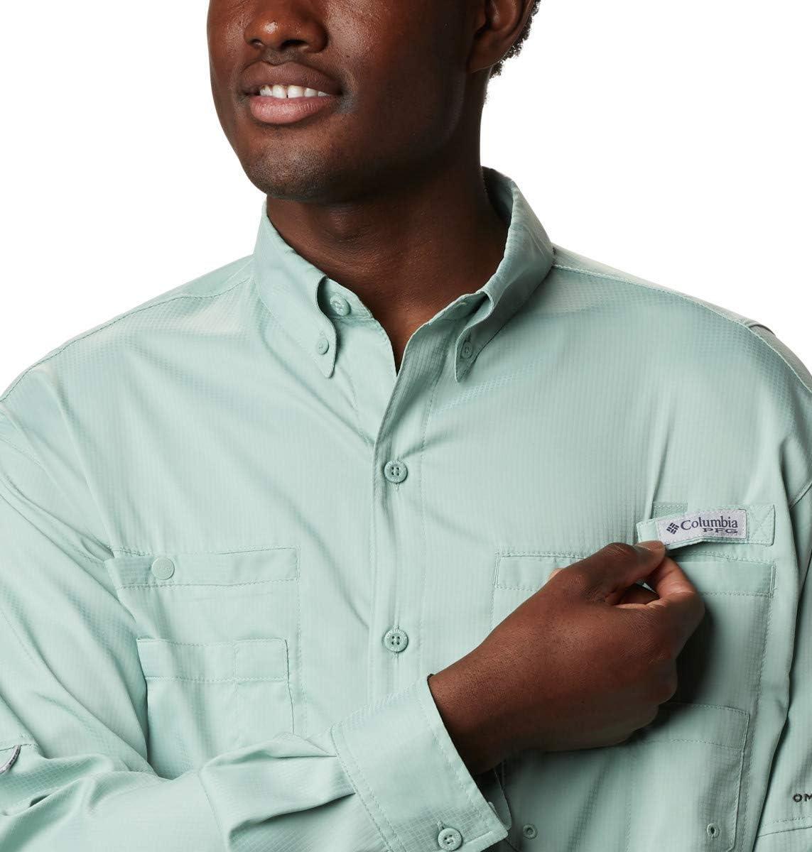 imageColumbia Mens PFG Tamiami Ii Long Sleeve ShirtAqua Tone