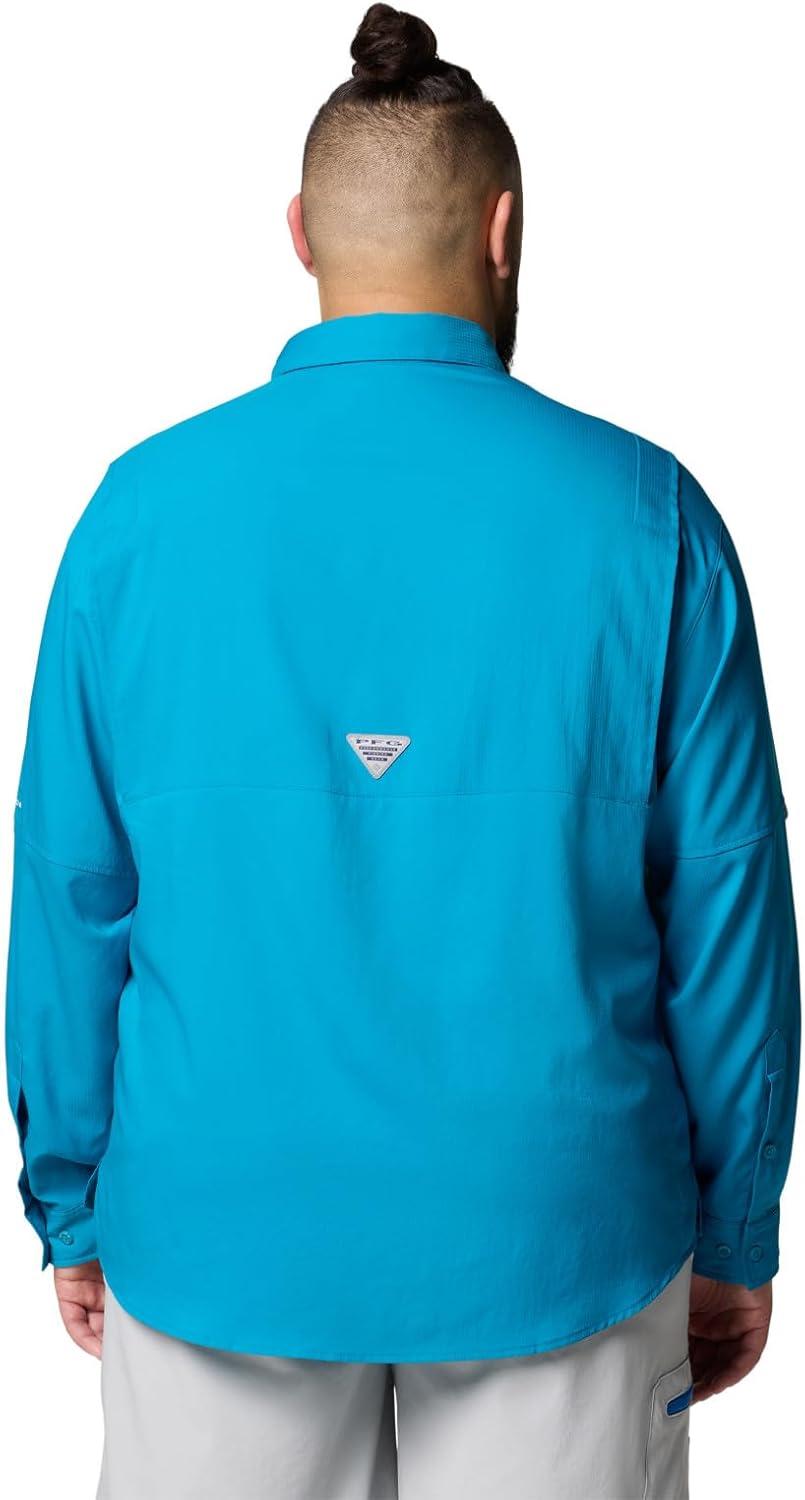 imageColumbia Mens PFG Tamiami Ii Long Sleeve ShirtBlue Echo