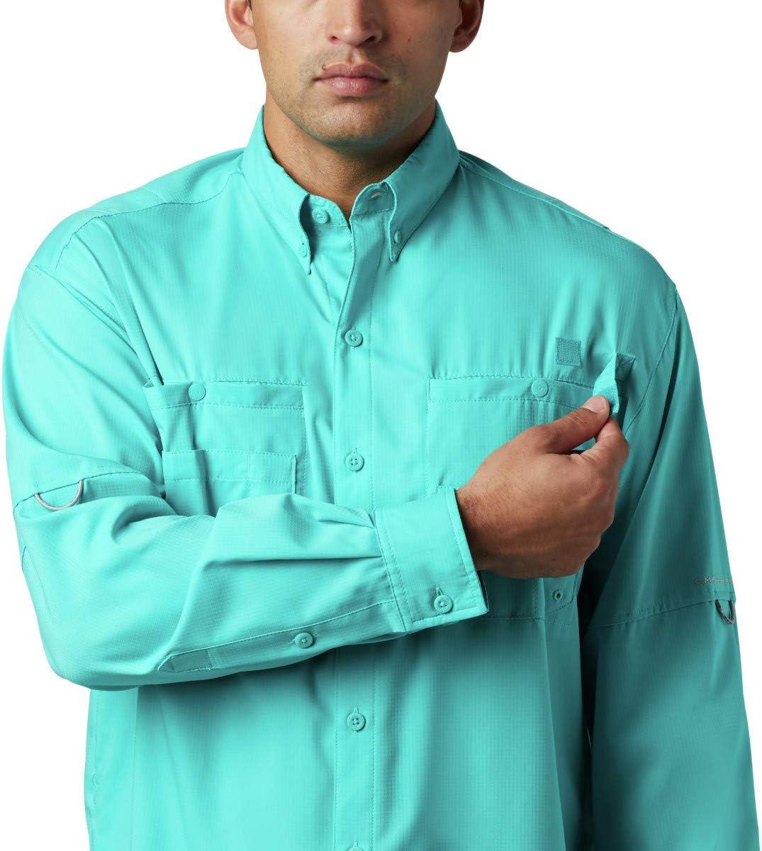 imageColumbia Mens PFG Tamiami Ii Long Sleeve ShirtBright Aqua