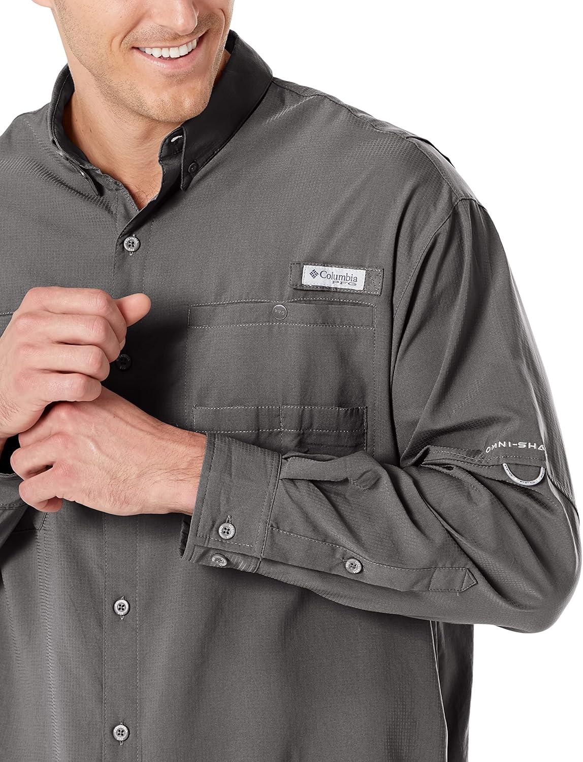 imageColumbia Mens PFG Tamiami Ii Long Sleeve ShirtCity Grey