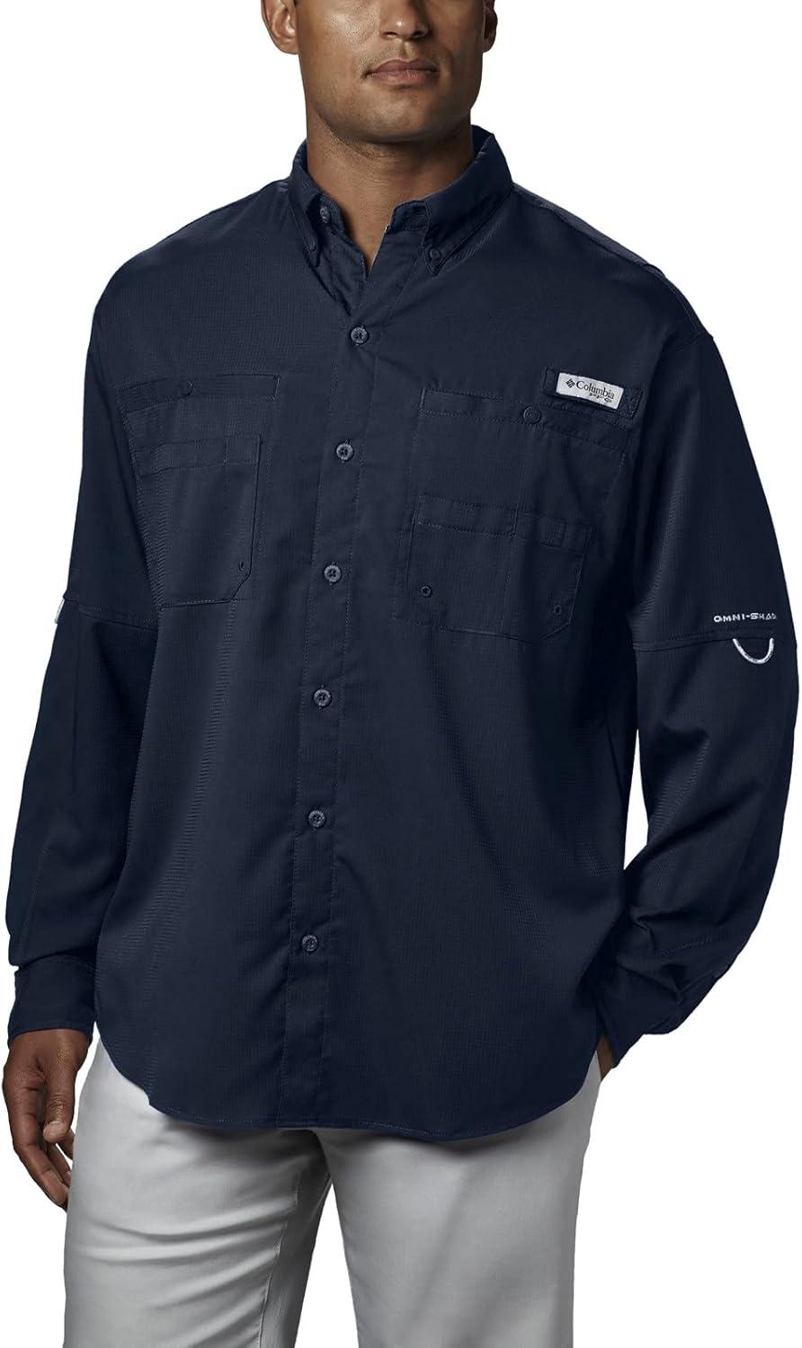 imageColumbia Mens PFG Tamiami Ii Long Sleeve ShirtCollegiate Navy