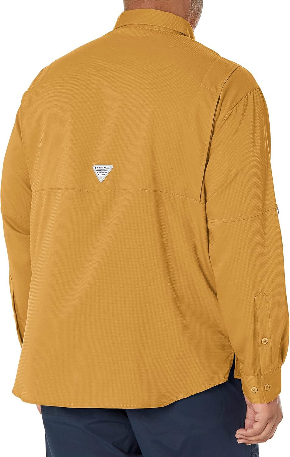 imageColumbia Mens PFG Tamiami Ii Long Sleeve ShirtDark Banana