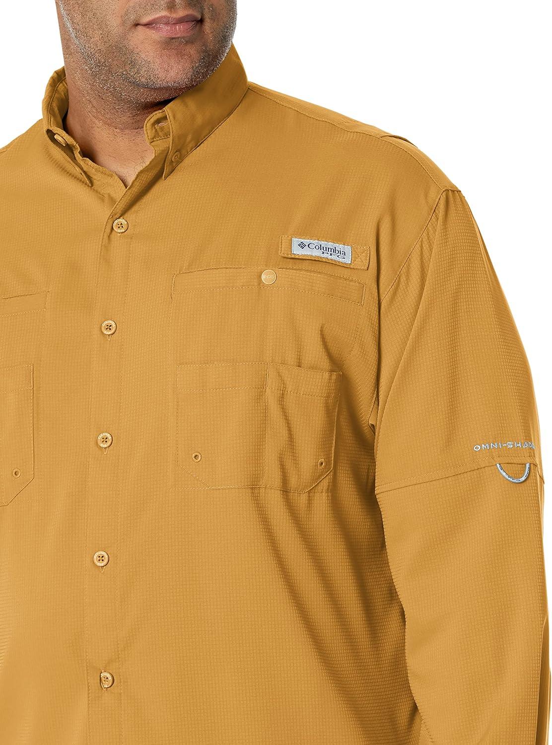 imageColumbia Mens PFG Tamiami Ii Long Sleeve ShirtDark Banana