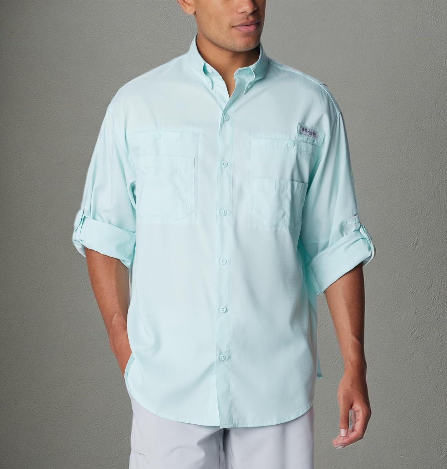 imageColumbia Mens PFG Tamiami Ii Long Sleeve ShirtIcy Morn