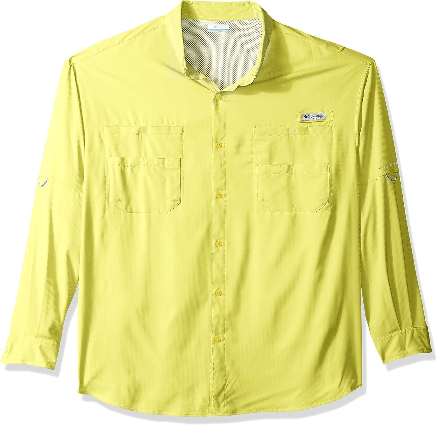 imageColumbia Mens PFG Tamiami Ii Long Sleeve ShirtNeon Light