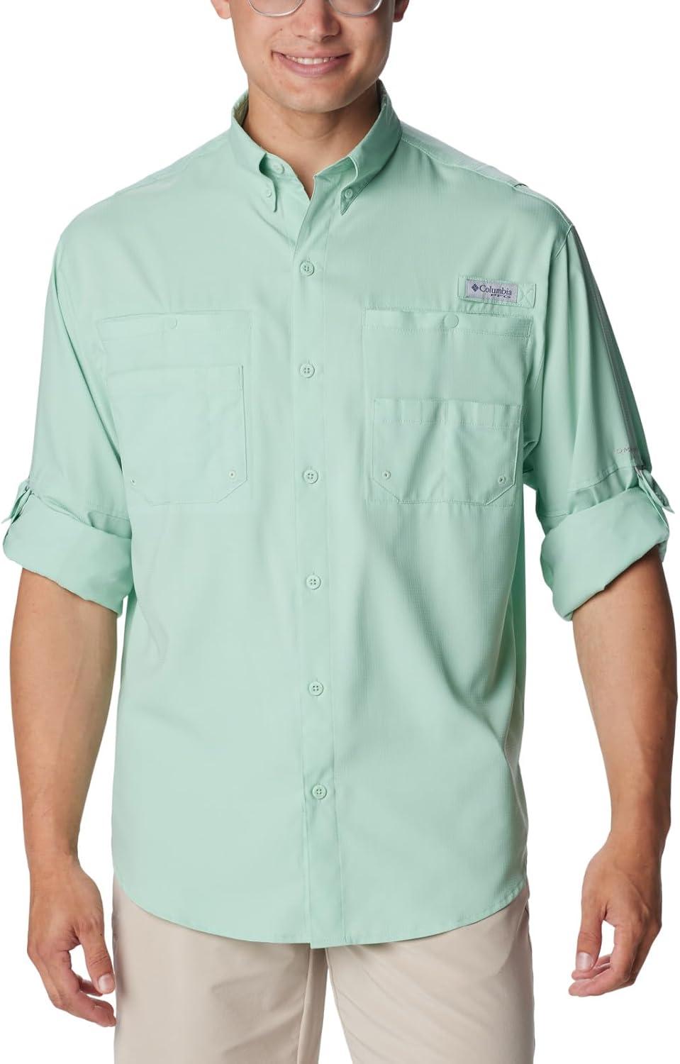 imageColumbia Mens PFG Tamiami Ii Long Sleeve ShirtNew Mint