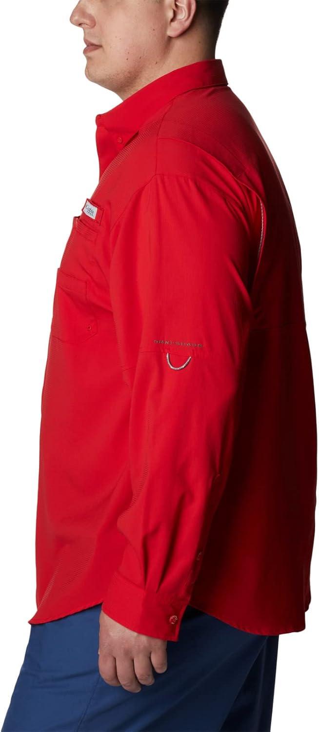 imageColumbia Mens PFG Tamiami Ii Long Sleeve ShirtRed Spark