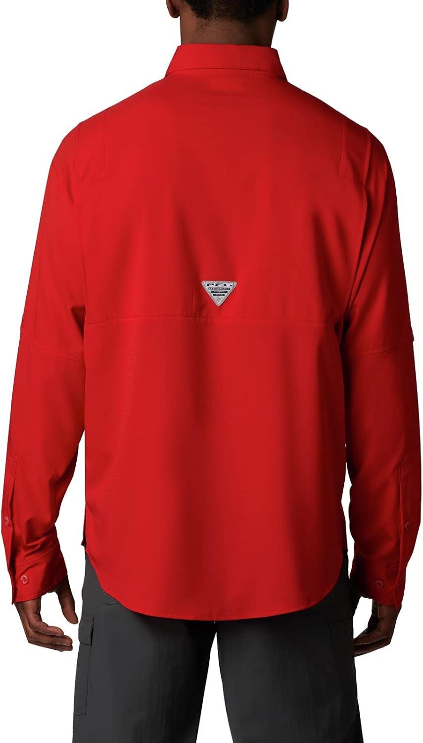 imageColumbia Mens PFG Tamiami Ii Long Sleeve ShirtRed Spark