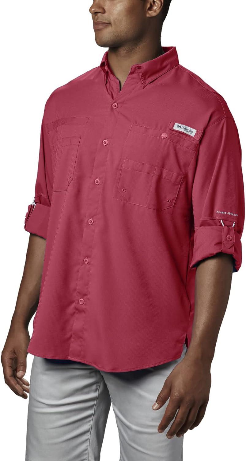 imageColumbia Mens PFG Tamiami Ii Long Sleeve ShirtSunset Red