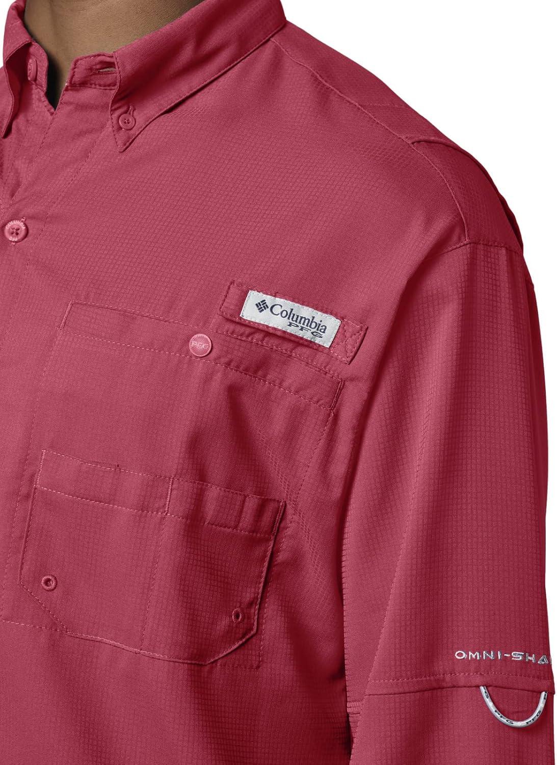 imageColumbia Mens PFG Tamiami Ii Long Sleeve ShirtSunset Red